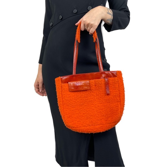 Vintage Miu Miu F/W 1999 Wool Tote - Picture 5 of 5